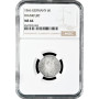 Frankfurt 6 kreuzer 1866, NGC MS66, "Free City of Frankfurt (1807 - 1866)"