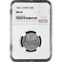 Lettland 50 Centimes 1922, NGC MS62, "Erste Republik (1922 - 1940)"