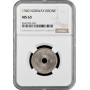 Норвегия 1 крона 1940 г., NGC MS63, "Король Хокон VII (1906 - 1957)"