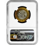 Мексика 10 песо 1998 г. Mo, NGC MS64, "Мексиканские Соединённые Штаты (1992 - 2023)"