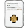 Switzerland 20 francs 1926 B, NGC MS65, "Confoederatio Helvetica (1917 - 1967)" KEY DATE