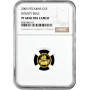 Pitcairn Islands 5 dollars 2005, NGC PF68 UC, "Bounty Bible" gold coin