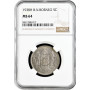 North Borneo 5 cents 1938 H, NGC MS64, "British protectorate (1882 - 1941)"