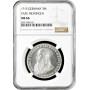 Saxe-Meiningen 3 mark 1915, NGC MS66, "Death of Georg II" silver coin