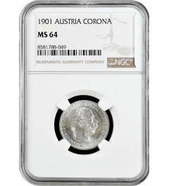Österreich 1 Krone 1901, NGC MS64, "Kaiser Franz Joseph I (1848 - 1916)"