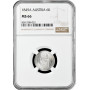 Österreich 6 Kreuzer 1849 A, NGC MS66, "Kaisertum Österreich (1806 - 1857)" Top