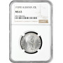 Albanien 10 Lekë 1939 R, NGC MS63, "Italienische Besatzung (1939 - 1943)"