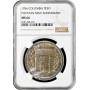 Colombia 1 peso 1956, NGC MS66, "200th Anniversary - Popayan Mint"