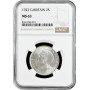 Great Britain 2 shillings (florin) 1923, NGC MS63, "King George V (1910 - 1936)"