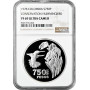 Colombia 750 pesos 1978, NGC PF69 UC, "Conservation - Hummingbird" silver coin
