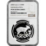 Кот-д'Ивуар 1000 франков 2008 г., NGC PF69 UC, "Цефалофус Зебра" Top Pop 1/0