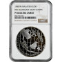 Malaysia 25 Ringgit 1980 FM, NGC PF68 UC, "9. Süd-Ost-Asien Spiele" Silbermünze