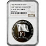 Trinidad & Tobago 10 dollars 1982 FM, NGC PF66 UC, "20th Anniv. - Independence"
