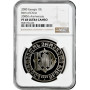 Грузия 10 лари 2000 г., NGC PF68 UC, "2000 лет с Рождества Христова" Cu-Ni