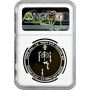 Эфиопия 20 быров EE 2000 (2008 г.), NGC PF69 UC, "Новое эфиопское тысячелетие - Люси /скелет/"