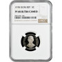 Доминикана 5 сентаво 1978 г., NGC PF68 UC, "Доминиканская Республика (1937 - 2022)"