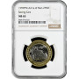 Остров Мэн 2 фунта 1999 г., NGC MS63, "Гоночные машины" Bi-Me