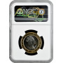 Остров Мэн 2 фунта 1997 г. PM AA, NGC MS62, "Гоночные автомобили, большая голова" Bi-Me
