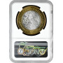 Мексика 100 песо 2006 г., NGC MS65, "180 лет Федерации - Федеральный округ /Старая ратуша/"