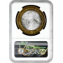 Мексика 100 песо 2007 г., NGC MS65, "180 лет Федерации - Сакатекас"