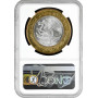 Мексика 100 песо 2007 г., NGC MS64, "180 лет Федерации - Веракрус"