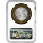 Мексика 100 песо 2007 г., NGC MS64, "180 лет Федерации - Кинтана-Роо"