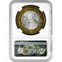 Мексика 100 песо 2007 г., NGC MS61, "180 лет Федерации - Керетаро Артеага"