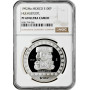 Мексика 100 песо 1992 г., NGC PF69 UC, "Ацтеки - Уэуэтеотль /Huehueteotl/"
