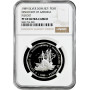 Dominican Republic 1 peso 1989, NGC PF69 UC PIEFORT, "Sailship Landing"TopPop1/0