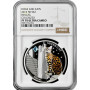 Fiji 2 dollars 2013, NGC PF70 UC, "Dogs and Cats - Bengal" colorized silver coin