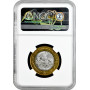 Мексика 10 песо 1992 г. Mo, NGC MS65, "Мексиканские Соединённые Штаты (1992 - 2023)"