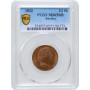 Швеция 1/2 скиллинга 1832 г., PCGS MS65 RB, "Король Карл XIV Юхан (1818 - 1844)" Top Pop 1/0