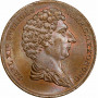 Швеция 1/2 скиллинга 1832 г., PCGS MS65 BN, "Король Карл XIV Юхан (1818 - 1844)" Top Pop 2/0