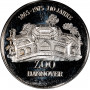 Germany - FRG silver medal 1975, PCGS MS65, "110th Ann. Hannover Zoo - Bear"