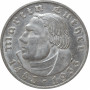 Германия - Третий рейх 2 рейхсмарки 1933 г. E, UNC Det., "450 лет со дня рождения Мартина Лютера"