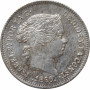 Испания 1 реал 1860 г., UNC MADRID, "Королева Изабелла II (1847 - 1864)"