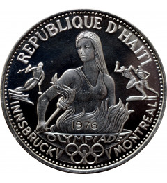 Гаити 50 гурдов 1974 г., PROOF, "Олимпиада Инсбрук-Монреаль 1976 г."