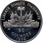 Гаити 50 гурдов 1974 г., PROOF, "Олимпиада Инсбрук-Монреаль 1976 г."