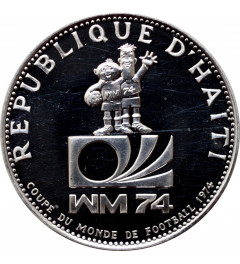 Гаити 50 гурдов 1973 г., PROOF, "Чемпионат мира по футболу 1974"