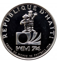 Гаити 25 гурдов 1973 г., PROOF, "Чемпионат мира по футболу 1974"