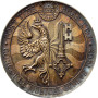 Швейцария серебряная медаль 1902 г., NGC MS61, "Женевский музыкальный фестиваль"