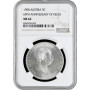 Austria 5 corona 1908, NGC MS62, "60th Anniversary of Reign" silver coin