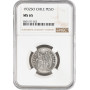 Chile 1 peso 1932 So, NGC MS65, "Republic of Chile (1899 - 1968)" silver coin