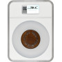 Belgium bronze medal 1885, NGC MS63 BN, "Railway 50th Anniversary" Top Pop