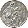 Switzerland 5 francs 1865, AU, "Schaffhausen Shooting Festival" silver coin