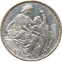 Switzerland 5 francs 1865, UNC Det, "Schaffhausen Shooting Festival" silver coin