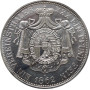 Liechtenstein 1 thaler 1862 A M, UNC RESTRIKE, "Prince Johann II (1858 - 1929)"