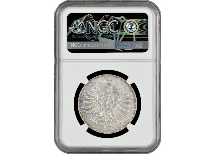 Саксен-Веймар-Эйзенах 3 марки 1915 г. A, NGC MS66, "100 лет Великим герцогам"