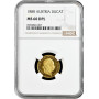 Austria 1 ducat 1888, NGC MS60 PL, "Emperor Franz Joseph I (1848 - 1916)" gold