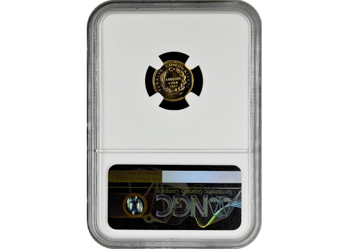 Türkei 1.000.000 Lira 1997, NGC PF69 UC, "Piri Reis" Goldmünze Top Pop 1/0